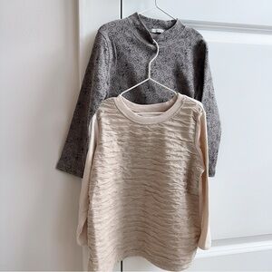 Stylish Kids Gray and Cream Tops
